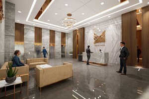 Building Lobby in  Office Space at Vinode Vantage Capital, Hinjewadi – for Sale
