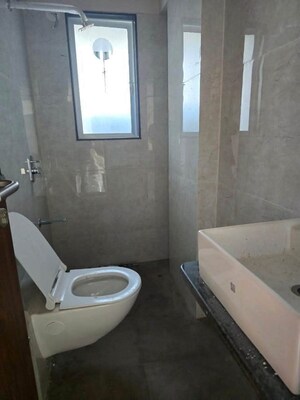 Bathroom in 3 BHK Apartment at 18A Apartment, Khar West – for Rent
