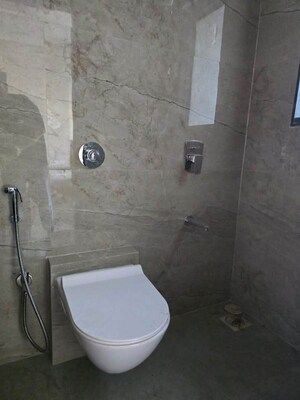 Bathroom in 3 BHK Apartment at 18A Apartment, Khar West – for Rent