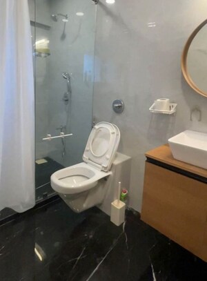 Bathroom in 3 BHK Apartment at 18A Apartment, Khar West – for Rent