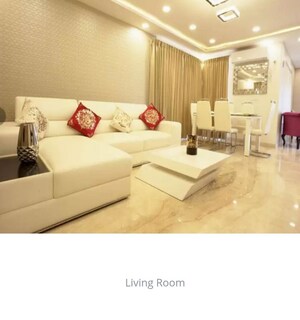 Living Room in 4 BHK Apartment at Esteem Misty Hills Plots, Devanahalli – for Rent