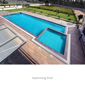 Swimming Pool in 4 BHK Apartment at Esteem Misty Hills Plots, Devanahalli – for Rent