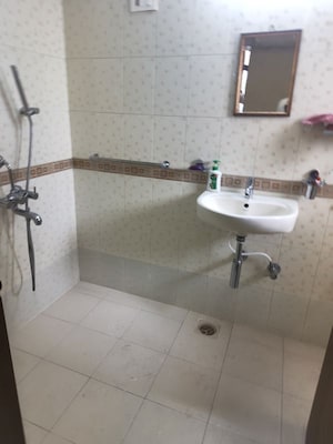 Bathroom in 2 BHK Apartment at Kangra Building, Worli – for Rent