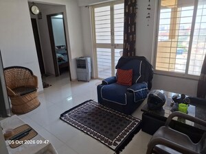 Living Room in 1 BHK Apartment at Redshift Bloomville, Hinjewadi – for Rent