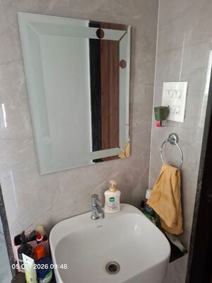 Bathroom in 1 BHK Apartment at Redshift Bloomville, Hinjewadi – for Rent