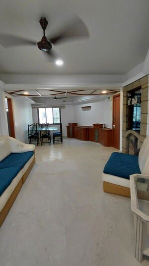 Living Room in 3 BHK Apartment at Deepak Silverene, Bandra West – for Rent