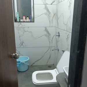 Bathroom in 2 BHK Apartment at Kabra Diamante, Goregaon West – for Rent