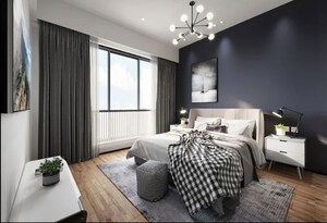 Bedroom in 2 BHK Apartment at Purva Clermont, Chembur – for Sale