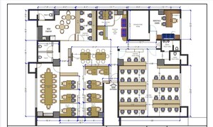 Floor Plan in  Office Space at Dynasty Business Park, Andheri East – for Rent