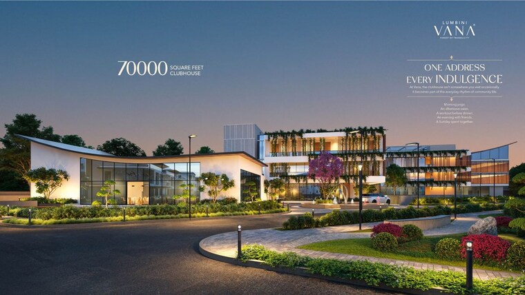 Exterior View, lumbini-vana 4 Bedroom 4000 Sq.Ft. Villa In Kollur Hyderabad 10789041