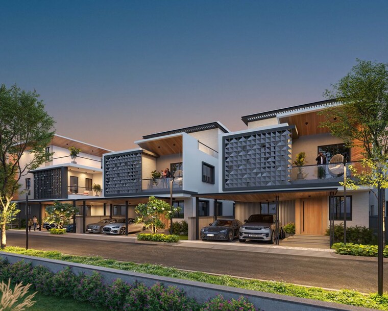 Exterior View, lumbini-vana 4 Bedroom 4000 Sq.Ft. Villa In Kollur Hyderabad 10789041