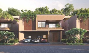 4 BHK Villa – Exterior View View at Pratyusha The Majestic Luxury Villas, Kollur - for Sale