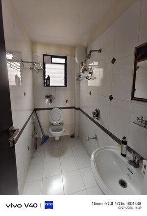 Bathroom in 2 BHK Apartment at Jay Balaji CHS, Nerul Sector 6 – for Rent