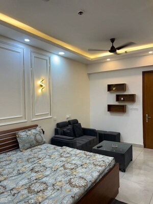 Living Room in Studio Apartment at Supertech North Eye, Sector 74 – for Rent