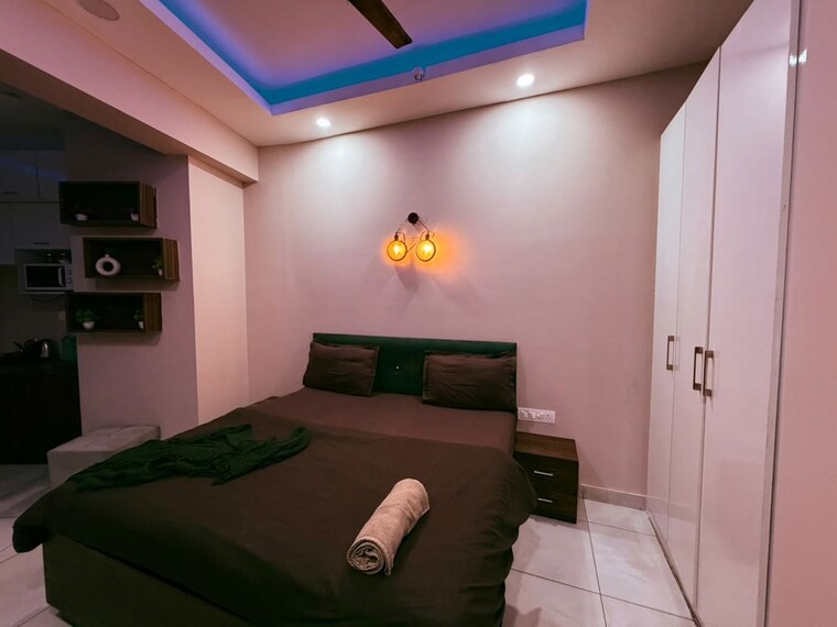 Bedroom, supertech-north-eye Studio 530 Sq.Ft. Apartment In Sector 74 Noida 10789119