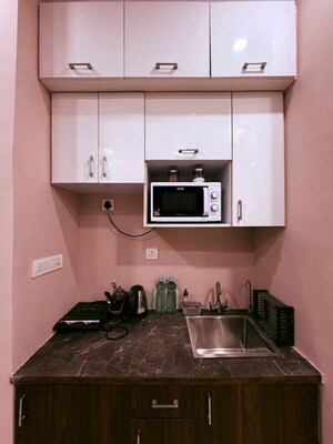Kitchen in Studio Apartment at Supertech North Eye, Sector 74 – for Rent