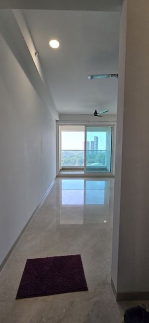 Living Room in 2 BHK Apartment at Aurum Q Residences, Ghansoli – for Rent