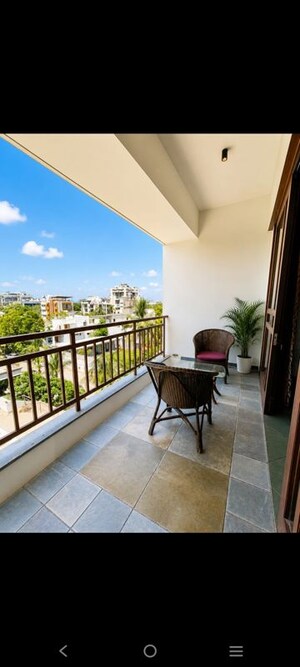 Balcony in 4 BHK Apartment at Sahaj Sunrise Vista, Gurukul – for Rent