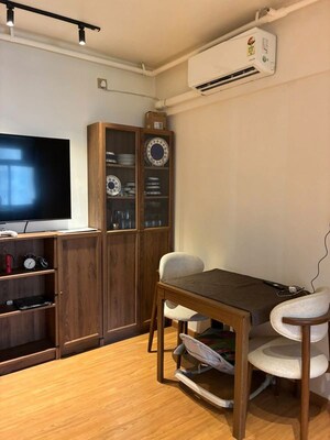 Living Room in 2 BHK Apartment at Runwal Eirene, Balkum Pada – for Sale