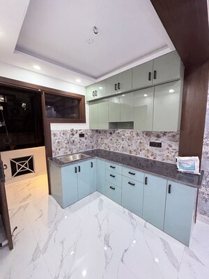 Kitchen in 3 BHK Builder Floor at Khirki Extension – for Sale