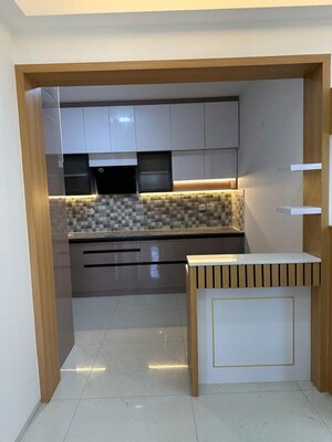 Kitchen in 3 BHK Apartment at Purva Belmont, Jp Nagar – for Rent