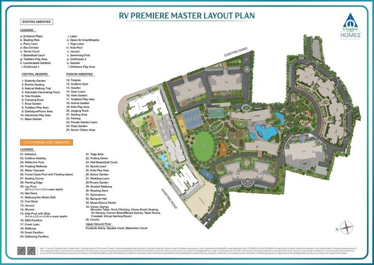 Master Plan, raheja vista 2 Bedroom 897 Sq.Ft. Builder Floor In Raheja Vista Pune 10789200