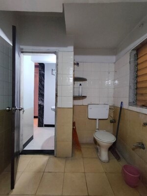 Bathroom in 3 BHK Apartment at Cosmos Regency Kavesar, Kavesar – for Rent