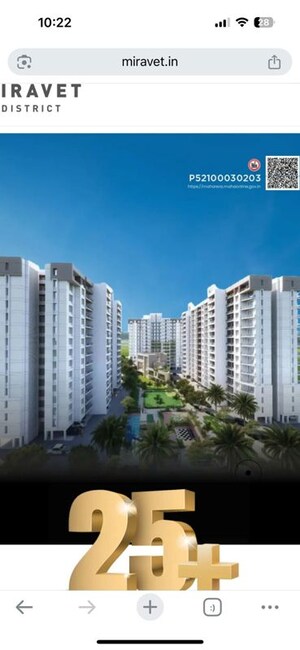 3 BHK Apartment For Sale in AUM Miravet District, Ravet