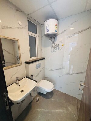 Bathroom in 2.5 BHK Builder Floor at M3M Soulitude, Sector 89 – for Rent