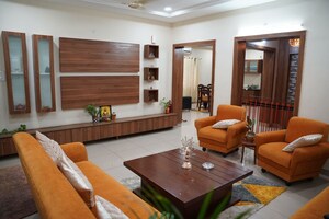 Living Room in 5 BHK Villa at Aparna Cyber County, Gopanpally – for Rent