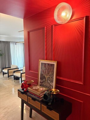 Living Room in 5 BHK Villa at Embassy Grove, Kodihalli – for Rent