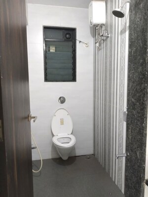 Bathroom in 3 BHK Apartment at Prajapati Cascade, New Panvel – for Rent