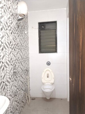 Bathroom in 3 BHK Apartment at Prajapati Cascade, New Panvel – for Rent