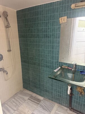 Bathroom in 3 BHK Apartment at Amore Apartment, Bandra West – for Rent