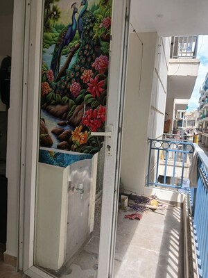 Balcony in 3 BHK Builder Floor at Dhakoli – for Sale