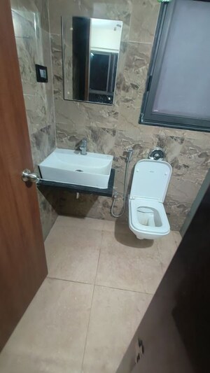 Bathroom in 3 BHK Apartment at VTP Aethereus, Mahalunge – for Rent