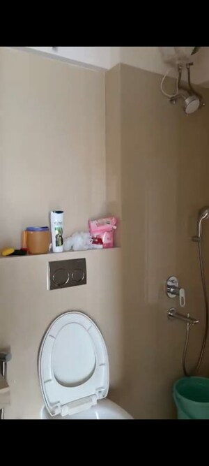 Bathroom in 3 BHK Apartment at L & T Rejuve 360 Tower A, Mulund West – for Rent