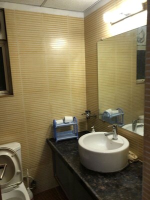 Bathroom in 3 BHK Apartment at Megapolis Sangria Towers, Hinjewadi – for Rent