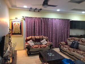 Living Room in 3 BHK Apartment at Megapolis Sangria Towers, Hinjewadi – for Rent