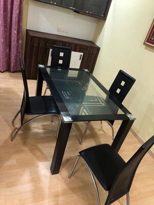 Dining Room in 3 BHK Apartment at Megapolis Sangria Towers, Hinjewadi – for Rent
