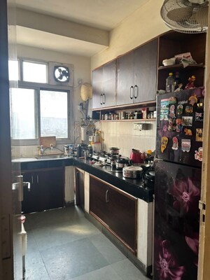 Kitchen in 2 BHK Apartment at DLF Silver Oaks, Sector 26 – for Rent