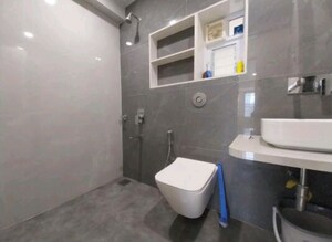 Bathroom in 3 BHK Apartment at Varun Garden, Ghodbunder Road – for Rent