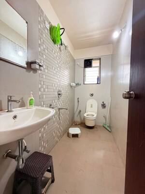 Bathroom in 2 BHK Apartment at Vascon Viola, Warje – for Rent