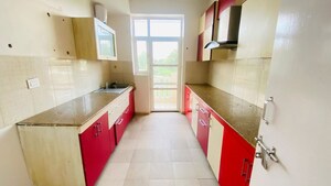 Kitchen in 3 BHK Builder Floor at Omaxe New Chandigarh, North Mullanpur – for Rent