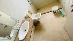 Bathroom in 3 BHK Builder Floor at Omaxe New Chandigarh, North Mullanpur – for Rent