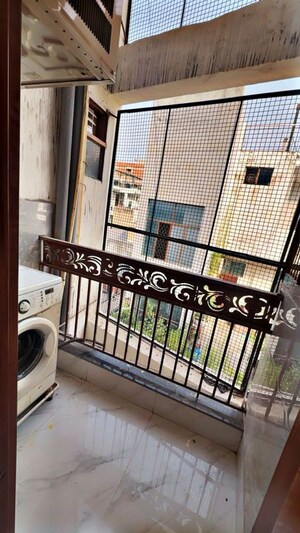 Balcony in 1 BHK Builder Floor at Freedom Fighters Enclave – for Rent