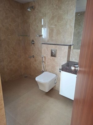 Bathroom in 3 BHK Apartment at Aurobindo The Regent, Kondapur – for Rent