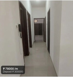 Building Lobby in 2 BHK Apartment at K Raheja Heights, Malad East – for Rent