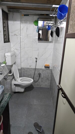 Attached Bathroom in 2 BHK Apartment at Sadguru Garden CHS, Ghodbunder Road – for Rent