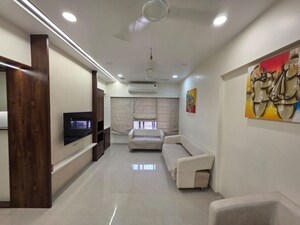 Living Room in 3 BHK Apartment at Vastu Acharya Ashram, Borivali West – for Sale